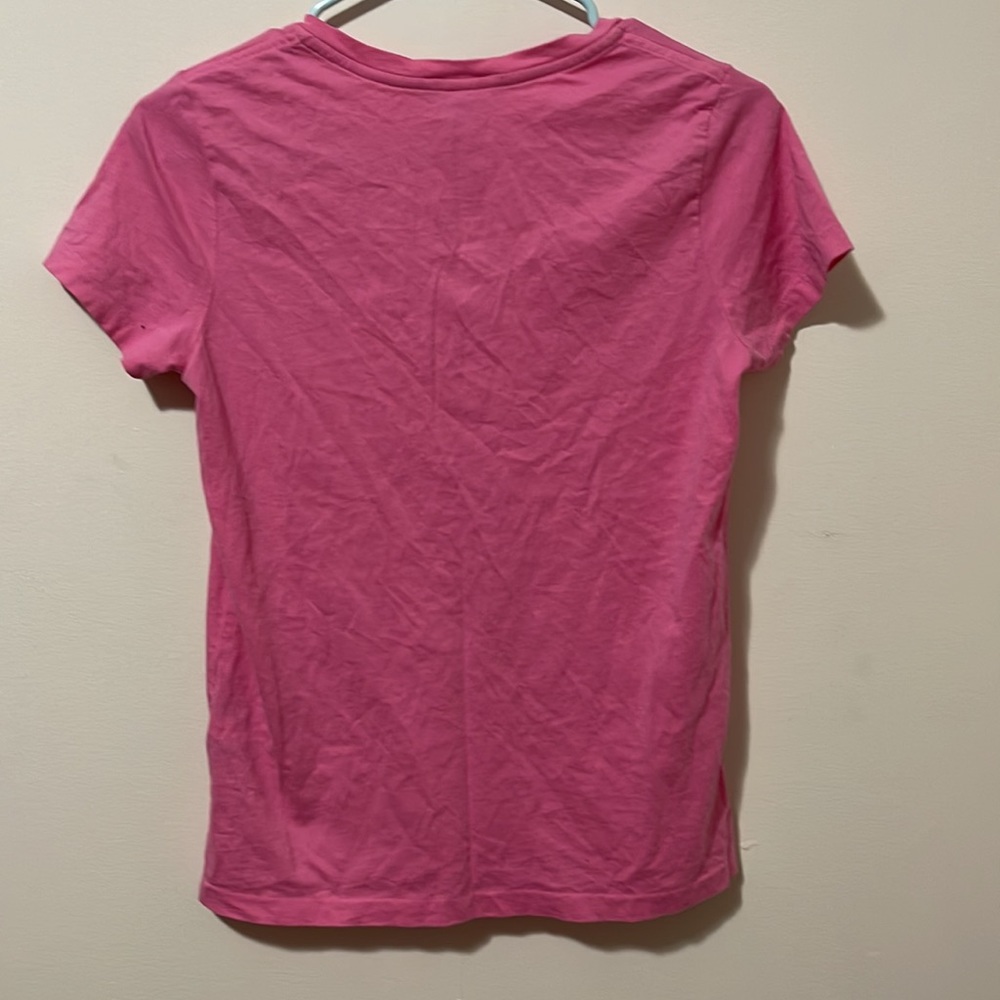 Ralph Lauren Women’s Size Medium Pink Tee GUC - Picture 4 of 5